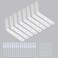 WINKER Corner Brace 8Pcs Shelf Bracket Heavy Duty White Steel L WINKER Corner Brace Decorative Joint Angle Bracket for Shelf 5 InchX3 Inch Shelves Wall Hanging Bracket with Screws16PCS