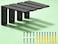 Firmetal 6x 4Shelf Brackets diecast Formation Vertical Angle Premium Alloy Metal Heavy Duty Shelf Bracket high Strength Mounting Hardware Included Corner Brace JointPack of 4 6 INCH x4 INCHNo Beam