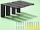 Firmetal 6x 4Shelf Brackets diecast Formation Vertical Angle Premium Alloy Metal Heavy Duty Shelf Bracket high Strength Mounting Hardware Included Corner Brace JointPack of 4 6 INCH x4 INCHNo Beam