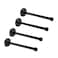 Home TZH 12 Industrial Black Iron Pipe Shelf Brackets Rustic Wall Mounted DIY Shelving Bracket Hanging Custom Pipe Brackets for Floating Shelves 10 Inch Piece 40
