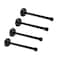 Home TZH 12 Industrial Black Iron Pipe Shelf Brackets Rustic Wall Mounted DIY Shelving Bracket Hanging Custom Pipe Brackets for Floating Shelves 10 Inch Piece 40