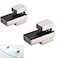 LUANT WoodGlass Shelf Bracket for 02 to 08 WoodGlass Brushed Nickel