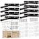 BATODA 6 Floating Shelf Bracket Heavy Duty 8 pcsSolid Steel Blind Shelf Supports Hidden Brackets for Floating Wood Shelves Blind Shelf Support Shelving Mounting Hardware Included Pack 8