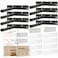 BATODA 6 Floating Shelf Bracket Heavy Duty 8 pcsSolid Steel Blind Shelf Supports Hidden Brackets for Floating Wood Shelves Blind Shelf Support Shelving Mounting Hardware Included Pack 8