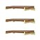 EZYDECOR Shelf Bracket 12 Inch Gold Shelf Brackets Wall Mounted Industrial Shelving Brackets Metal Shelf Support with Lip 6 Pack