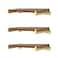 EZYDECOR Shelf Bracket 10 Inch Gold Shelf Brackets Wall Mounted Industrial Shelving Brackets Metal Shelf Support with Lip 6 Pack