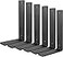 Aunulahca Heavy Duty Shelf Brackets 10 Inch 6 Pack Floating Shelf Brackets L Wall Shelf Bracket for DIY Decorative with Mounting Hardware
