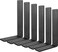 Aunulahca Heavy Duty Shelf Brackets 10 Inch 6 Pack Floating Shelf Brackets L Wall Shelf Bracket for DIY Decorative with Mounting Hardware