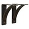 Rustic Red Door Co. Rustic Red Door Co Heavy Duty Steel Shelf Brackets Decorative XLarge DIY Shelving Brackets for Modern Decor Pack of 2 6x7x2 Natural Steel