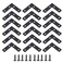 FUYUAN 20 Pcs Black LShape Corner Brace 90 Degree Angle Bracket 50mmx50mm Heavy Duty Corner Brace Joint Angle Shelf Bracket with Screws