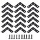 FUYUAN 20 Pcs Black LShape Corner Brace 90 Degree Angle Bracket 50mmx50mm Heavy Duty Corner Brace Joint Angle Shelf Bracket with Screws