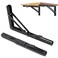 CNNUXI HARDWARE Folding Shelf Brackets 22 inchFolding Brackets Heavy Duty MaxLoad 410lbDIY Space Saving Wall Mounted Folding TablePack of 2