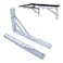 XZJYYF Folding Shelf Brackets 16 inchFolding Brackets Heavy Duty MaxLoad 410lbDIY Space Saving Wall Mounted Folding TablePack of 2