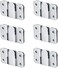 HerMia Flush Mount Bracket Interlocking Photo Frame Hook 56 x 36mm Heavy Duty Picture Hangers Interlock Bracket Furniture Connector Sectional Couch Connectors Headboard Wall Mount Hardware 6 Pairs
