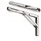 CLT CLETING CLT 12 Folding Shelf Brackets Max Load 330 lb Heavy Duty Stainless Steel DIY Wall Mounted Shelf Bracket Space Saving for Table Work Bench Pack of 2