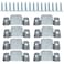 Tiberham Flush Mount Bracket Sectional Sofa Interlocking Clip Furniture Connector Heavy Duty Connecting Clip Bracket for Large Picture Display Headboard Wall Mount Hardware 4 Pairs
