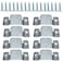 Tiberham Flush Mount Bracket Sectional Sofa Interlocking Clip Furniture Connector Heavy Duty Connecting Clip Bracket for Large Picture Display Headboard Wall Mount Hardware 4 Pairs