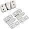 Tiberham Flush Mount Bracket Interlocking Furniture Connector Heavy Duty Photo Frame Hook Picture Hanger for Large Picture Display Art Gallery Wall Mount Hardware 5 Pairs