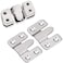 Tiberham Flush Mount Bracket Interlocking Furniture Connector Heavy Duty Photo Frame Hook Picture Hanger for Large Picture Display Art Gallery Wall Mount Hardware 5 Pairs