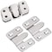 Tiberham Flush Mount Bracket Interlocking Furniture Connector Heavy Duty Photo Frame Hook Picture Hanger for Large Picture Display Art Gallery Wall Mount Hardware 5 Pairs