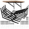 qiwuhai 8 Pcs Heavy Duty Shelf Brackets Floating Metal Shelf Brackets Metal Wall Mount L Shaped Shelves Support Angle Brackets for Heavy Duty Floating Shelves Shelf Brackets 984 x629 inch