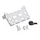 Leviton Plastic Universal Shelf Bracket for Structured Media Center 49605AUB