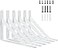 Kersally 10 Inch Shelf Brackets 6 Pack Heavy Duty L Shelf Brackets 90 Degree Triangle Metal Supports for DIY Floating Shelf with Screws White