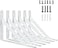 Kersally 12 Inch Shelf Brackets 6 Pack Heavy Duty L Brackets for Shelves 90 Degree Triangle Metal Supports for DIY Floating Shelf with Screws White