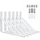 Kersally 8 Inch Shelf Brackets 6 Pack Heavy Duty L Brackets for Shelves 90 Degree Triangle Metal Supports for DIY Floating Shelf with Screws White