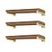 EZYDECOR 6 Pcs Gold Shelf Bracket 8 Inch Heavy Duty Brackets for Shelf Metal Wall Floating Shelving Brackets Industrial Shelf Brackets for Space Saving