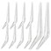 aosdanting Shelf Brackets White 108 in HeavyDuty L Bracket 10 PCS Metal Angle Bracket Used for Suspension Rustic Farmhouse Decoration