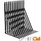 LEOPO 12Pack 18 Inch Heavy Duty Shelf Brackets Large Floating Wall Bracket for Garage Storage Shelves Black PowderCoated Finish Load Capacity 800lbs