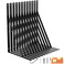 LEOPO 12Pack 18 Inch Heavy Duty Shelf Brackets Large Floating Wall Bracket for Garage Storage Shelves Black PowderCoated Finish Load Capacity 800lbs