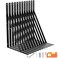 LEOPO 12Pack 18 Inch Heavy Duty Shelf Brackets Large Floating Wall Bracket for Garage Storage Shelves Black PowderCoated Finish Load Capacity 800lbs