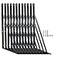 MHMYDZ 12 Pack L18 x H 12 Black Heavy Duty Shelf Brackets with Screws Metal Shelf Brackets Shelf Support Angle Brackets for Shelves L Brackets Heavy Duty Floating Shelf