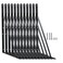 MHMYDZ 12 Pack L18 x H 12 Black Heavy Duty Shelf Brackets with Screws Metal Shelf Brackets Shelf Support Angle Brackets for Shelves L Brackets Heavy Duty Floating Shelf