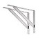 YUMORE 14 Stainless Steel Shelf Bracket Max Load 550lb Heavy Duty Solid Shelf Support Corner Brace Joint Right Angle Bracket Pack of 2