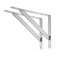 YUMORE 14 Stainless Steel Shelf Bracket Max Load 550lb Heavy Duty Solid Shelf Support Corner Brace Joint Right Angle Bracket Pack of 2