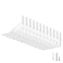 Eau White Shelf Bracket 12 Packs Wall Shelf Brackets Heavy Duty 4 X 6 Inch 90 Degree Floating Shelves Tripod Triangle Shelf Brackets for Floating Wood Shelves