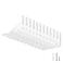 Eau White Shelf Bracket 12 Packs Wall Shelf Brackets Heavy Duty 4 X 6 Inch 90 Degree Floating Shelves Tripod Triangle Shelf Brackets for Floating Wood Shelves