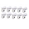 AWEN 10Pcs Mounting Brace Fixing Glass Shelf Bracket Pegs Supports with Chuck Wall MountGlass Mounting Brackets