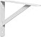 Decko Products 4914310 HeavyDuty Shelf Bracket 105Inch X 75Inch White 10Pack