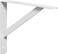 Decko Products 4914310 HeavyDuty Shelf Bracket 105Inch X 75Inch White 10Pack