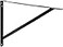 Decko Products 4915210 HeavyDuty Shelf Bracket 1925Inch X 1250Inch Black 10Pack