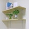 Wideskall Metal 5 x 6 inch Wall Corner Angle Shelving Shelf Brackets White Pack of 20