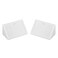 uxcell Plastic Corner Braces Shelf Cabinet Door 90 Degree 4 Holes Angle Brackets with Cover Cap White Pack of 24