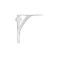 A29 Set of 4 White Shelf Brackets for 8 10 12 Shelves Distressed White Finish 988 X 738 Heavy Duty Iron L Brackets for Wall Shelves Hardware Included