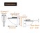 kaileyouxiangongsi Glass Shelf Brackets Adjustable 2PCS Glass Shelf Mounting Brackets Glass Shelf Wall Brackets Black