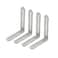 Ulifestar 4 PCS Adjustable LShape Corner Brace ULIFESTAR Heavy Duty Thicken Stainless Steel Joint Right Angle Brackets L Slotted Support Shelf Bracket for PC CaseFixing Furniture100x120x3mm394x472x012