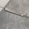 LukLoy Fixed Glass Shower Panel Glass to Wall Support Bar Frameless Shower Glass Clamp L Shape Stabilizer Mounting Bracket NoDrillinGlass Glass on Left